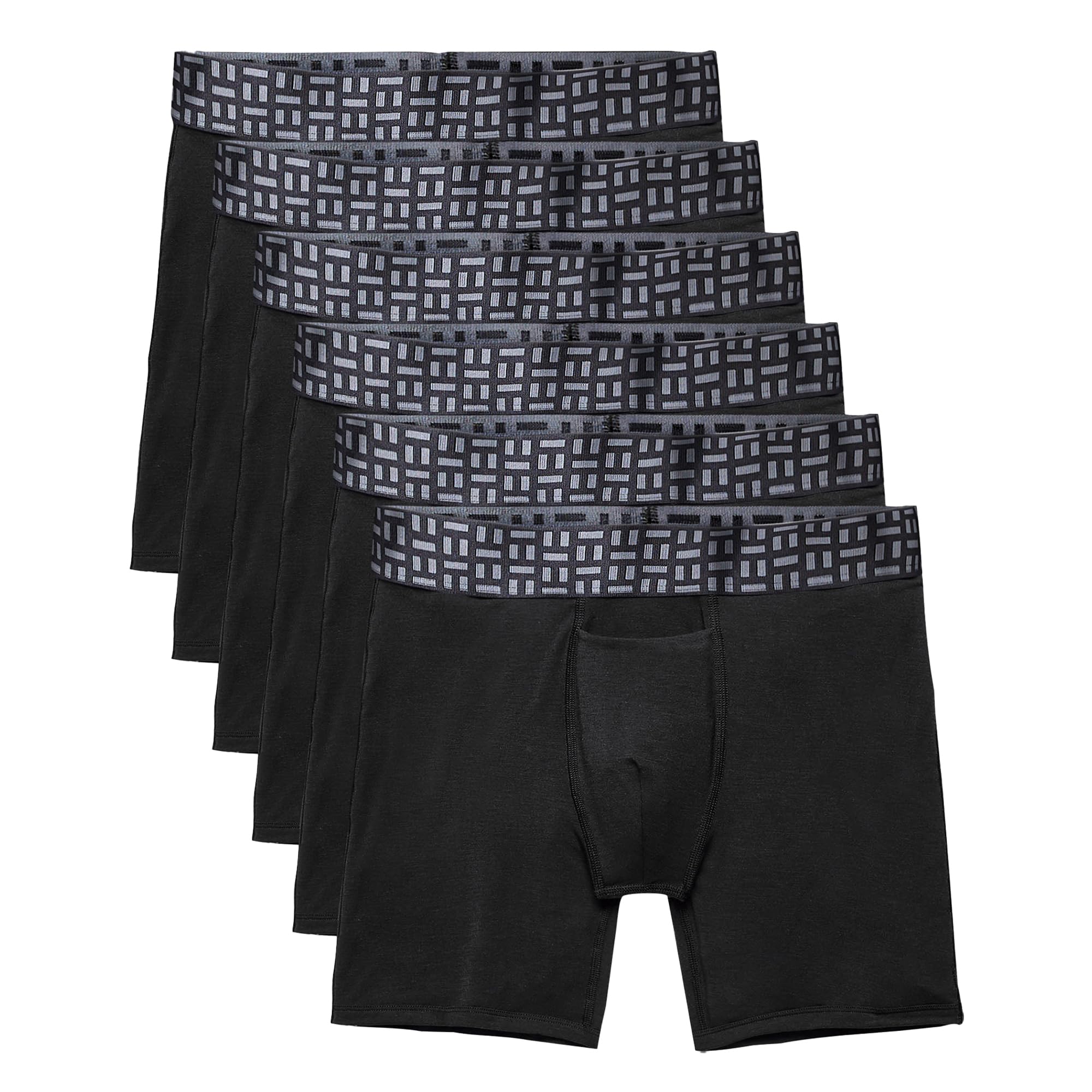 Tommy John Mens Apollo 6 Mid-Length Boxer Brief Underwear