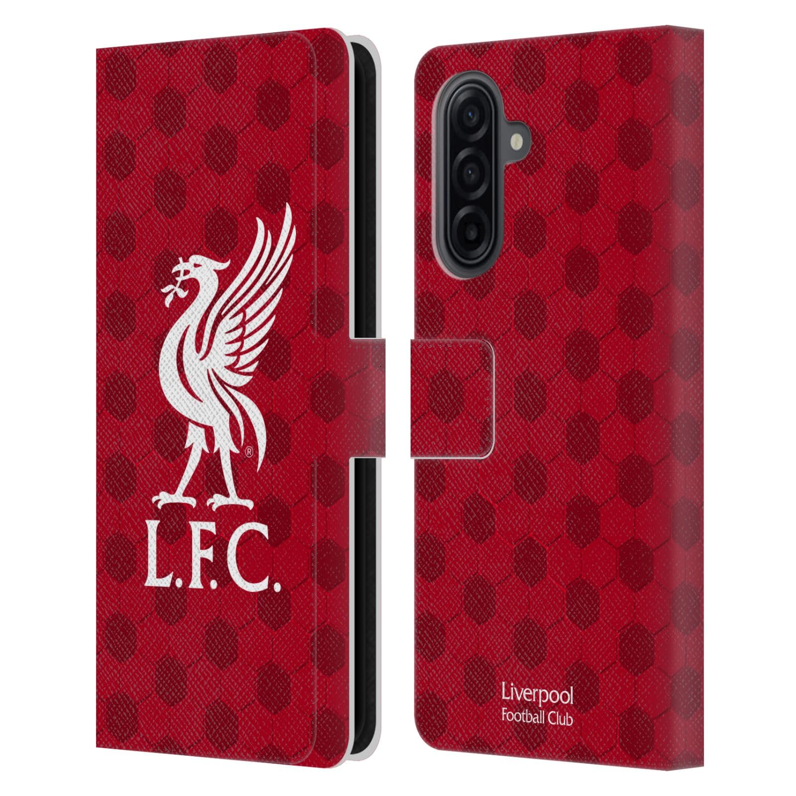 Head Case Designs Officially Licensed Liverpool Football Club Red Crest & Liverbird 2 Leather Wallet Case Compatible With Samsung Galaxy A17 4G / 5G