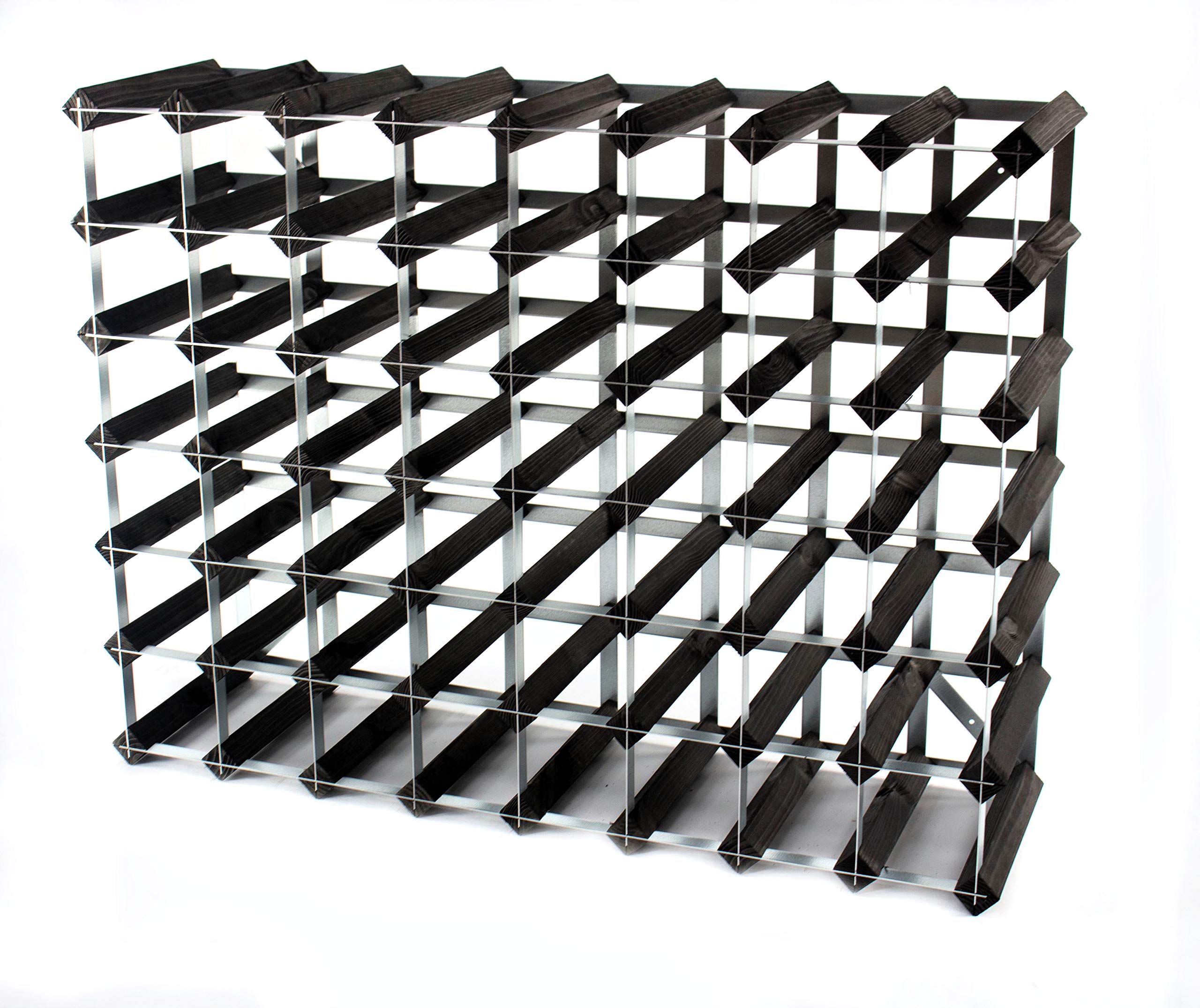 Cranville Wine Racks Classic Madera Manchado Negro 56 Botella Y