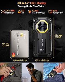 スマートフォン本体 Ulefone Armor Mini 20T Pro Ulefone Armor Mini 20T Pro 5G Thermal Imaging 6200mAh 16GB+