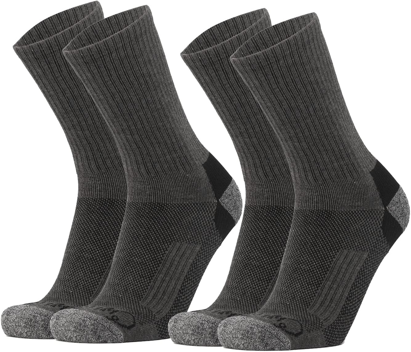 Chill Boys Viscose from Bamboo Crew Socks For Men - Moisture Wicking Mens Hiking Socks MidWeight Performance