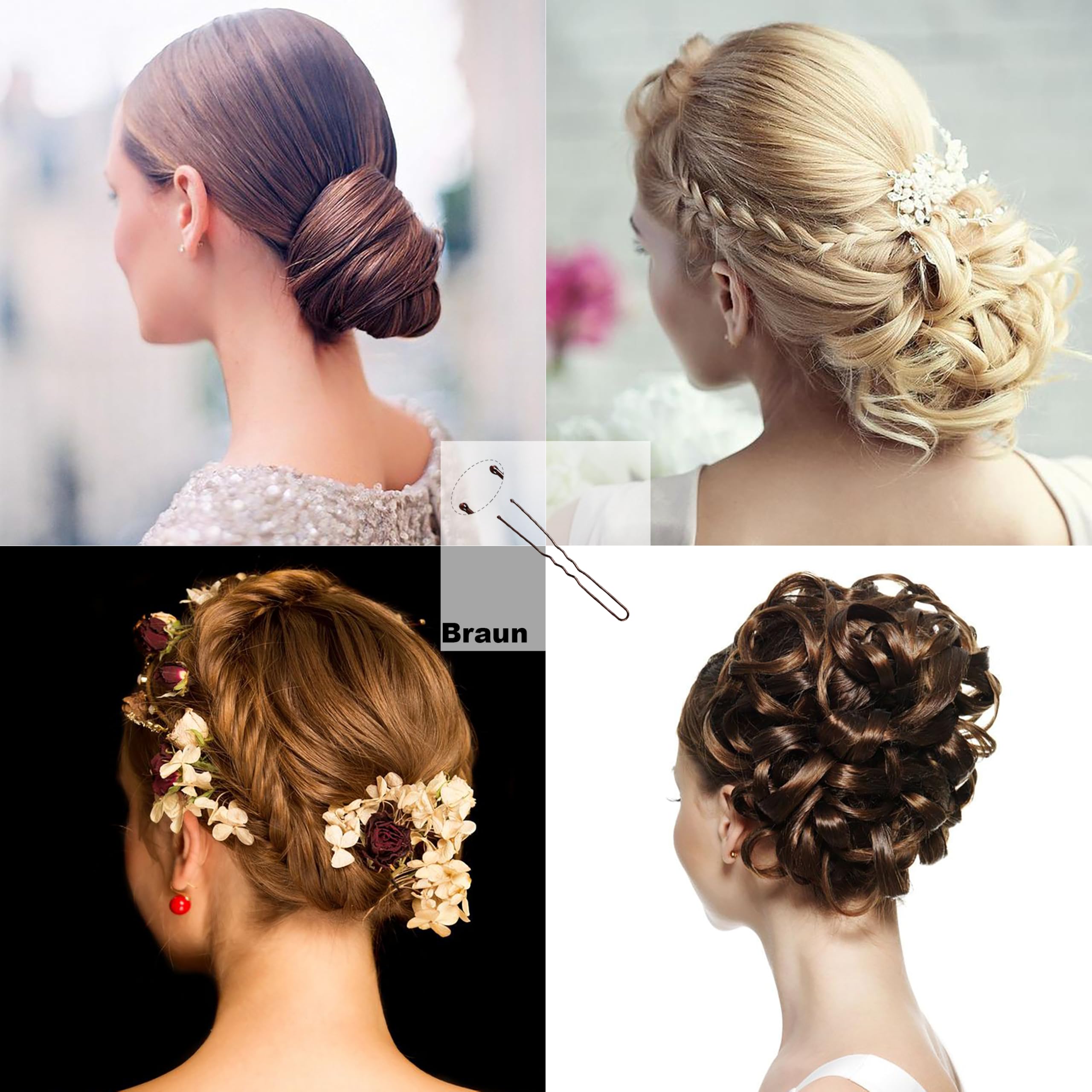 Hair Grips U Shaped 100 Pcs - Image 4