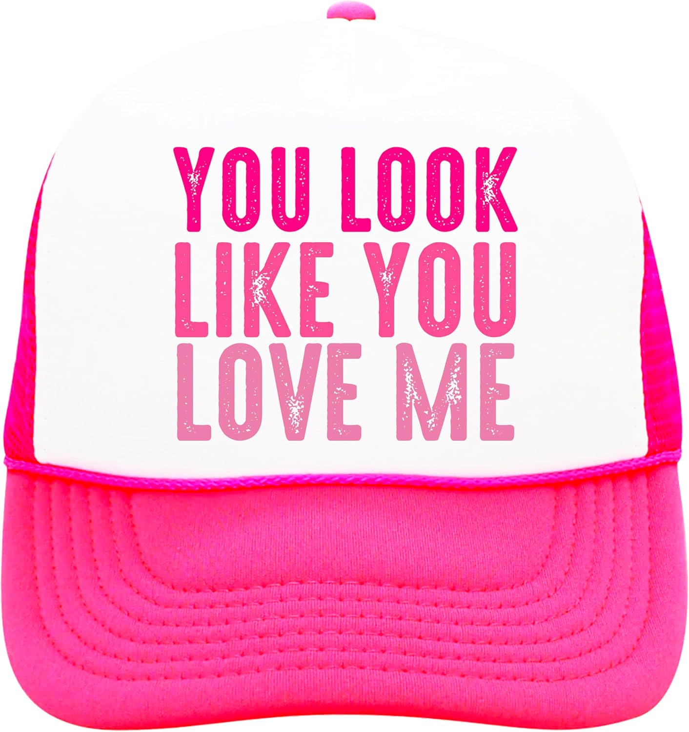 You Look Like You Love Me Trucker Hat Country Song Lyrics Adult Classic 5 Panel Mesh Snapback