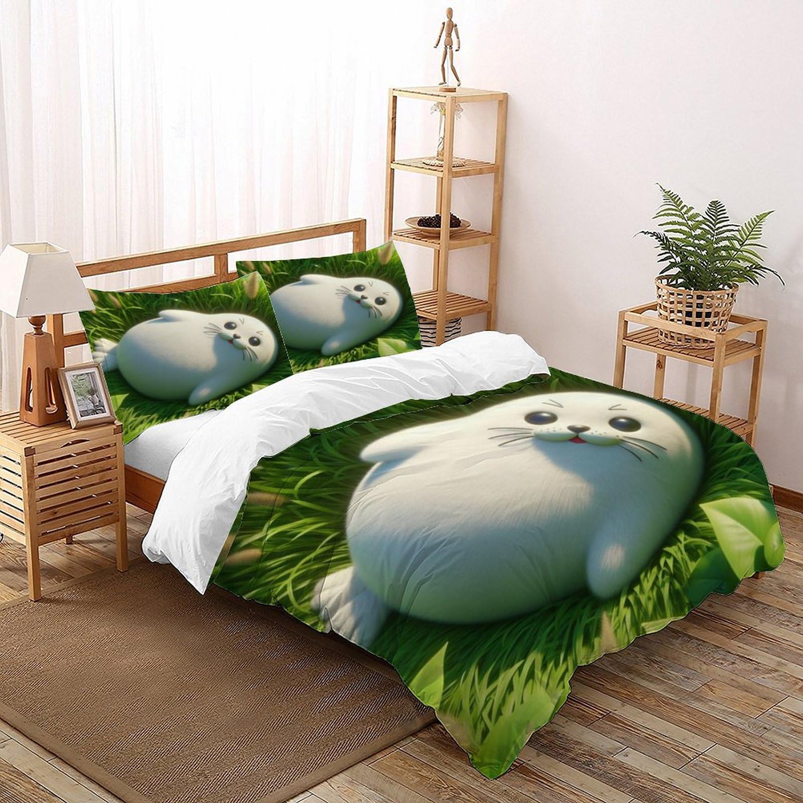 Parure de lit microfibre anti-plis pour un lit super king toujours net