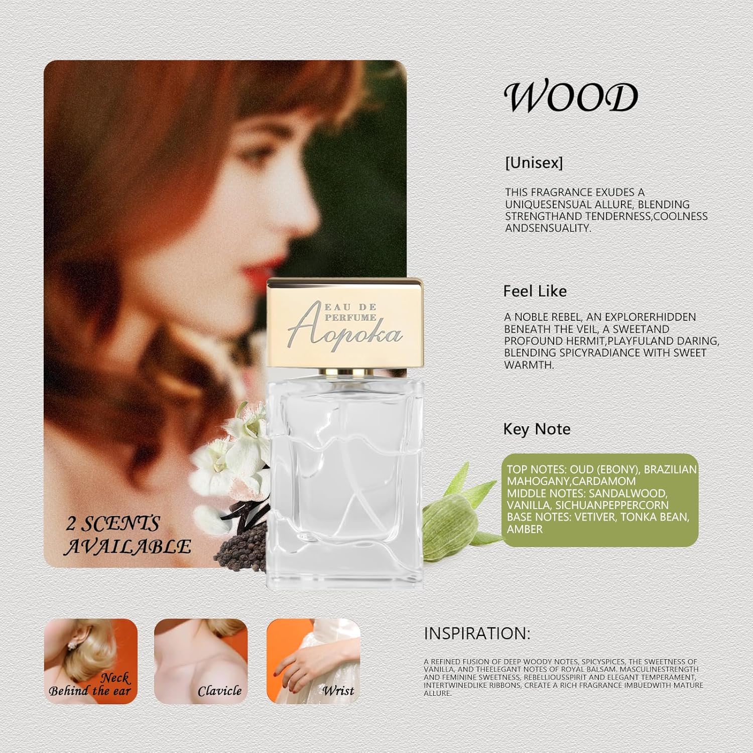 Oud Woody – Perfume for Women & Men | Oud & Sandalwood with Warm Amber & Vanilla | Long-Lasting Eau de Parfum Fragrance for Day & Night | 1.7 Fl Oz Spray Elegant Bottle, Your Gift for Christmas - Image 3