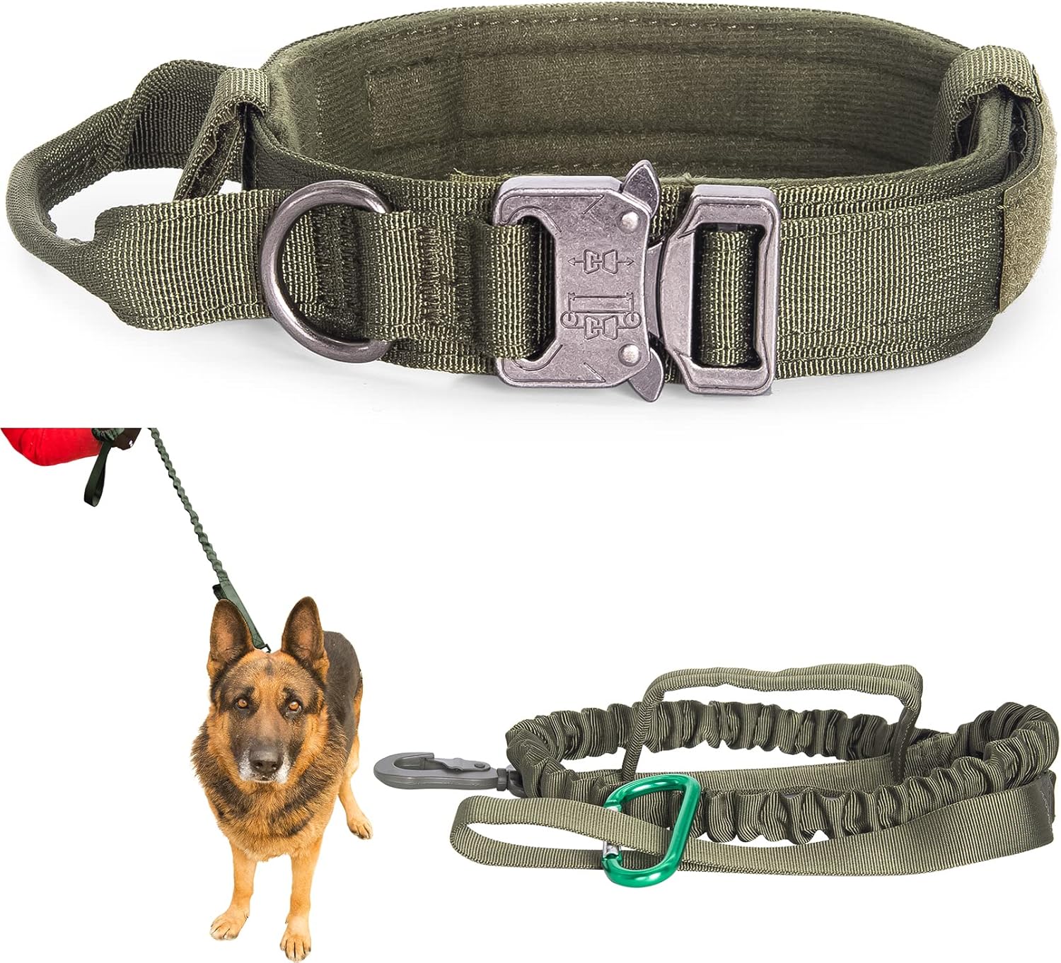 Tactical Dog Collar, Adjustable Military Dog Collar for