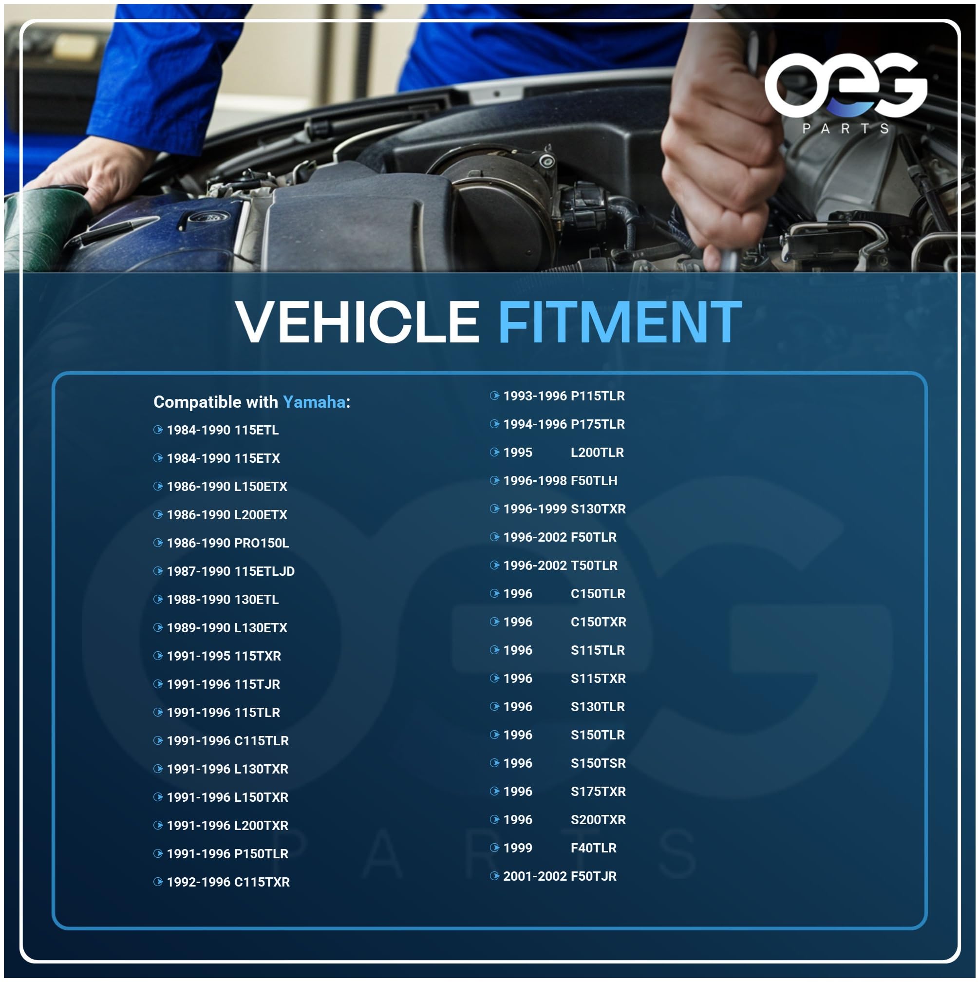 OEG Parts New Marine Starter Compatible with Yamaha Outboard 1984-2002 115 130 150 175 200 HP 6E58180010 6E58180011 6E5-81800-12 SHI0031 41044006 product thumbnail 5