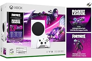Newest Microsoft Xbox Series S Fortnite & Rocket League 512GB Bundle