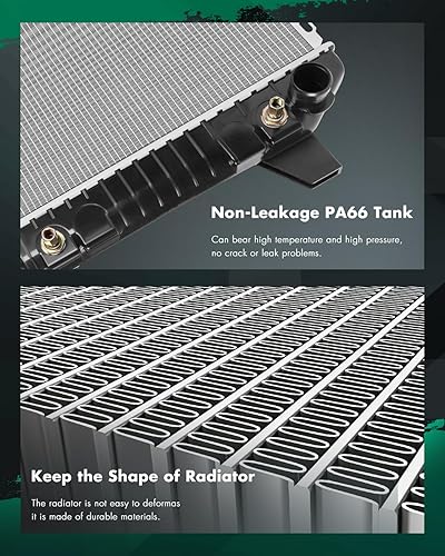 Vista 247 de SCITOO Radiador 2839 apto para Jeep 2006-2010 para Jeep para Commander 3.7L 2005-2010 para Jeep para Grand Cherokee 3.7L 2005-2009 para Jeep