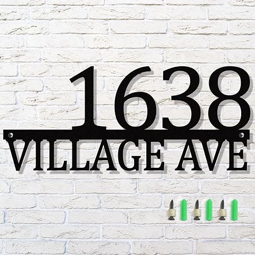 Personalized Metal House Numbers for Outside, Address Numbers for House, Address Signs for Houses, House Numbers for Outside Modern, Custom House