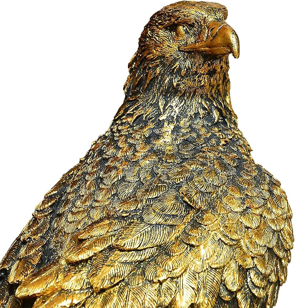 輸入雑貨　アニマルオブジェ　ゴールド　『羽ばたく鷹・イーグル』　縁起物 輸入雑貨 アニマルオブジェ ゴールド 『羽ばたく鷹・イーグル』 縁起物