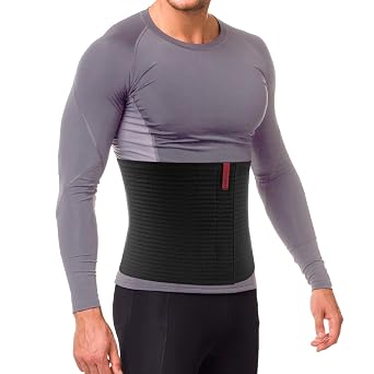 ORTONYX Abdominal Binder for Women & Men. 10 Wide Belly Compression Wrap