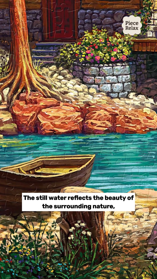 Puzzle PieceRelax 1200 Pezzi - Colorful Lake House - Image World - Per Adulti E Amanti Dei Puzzle - 2