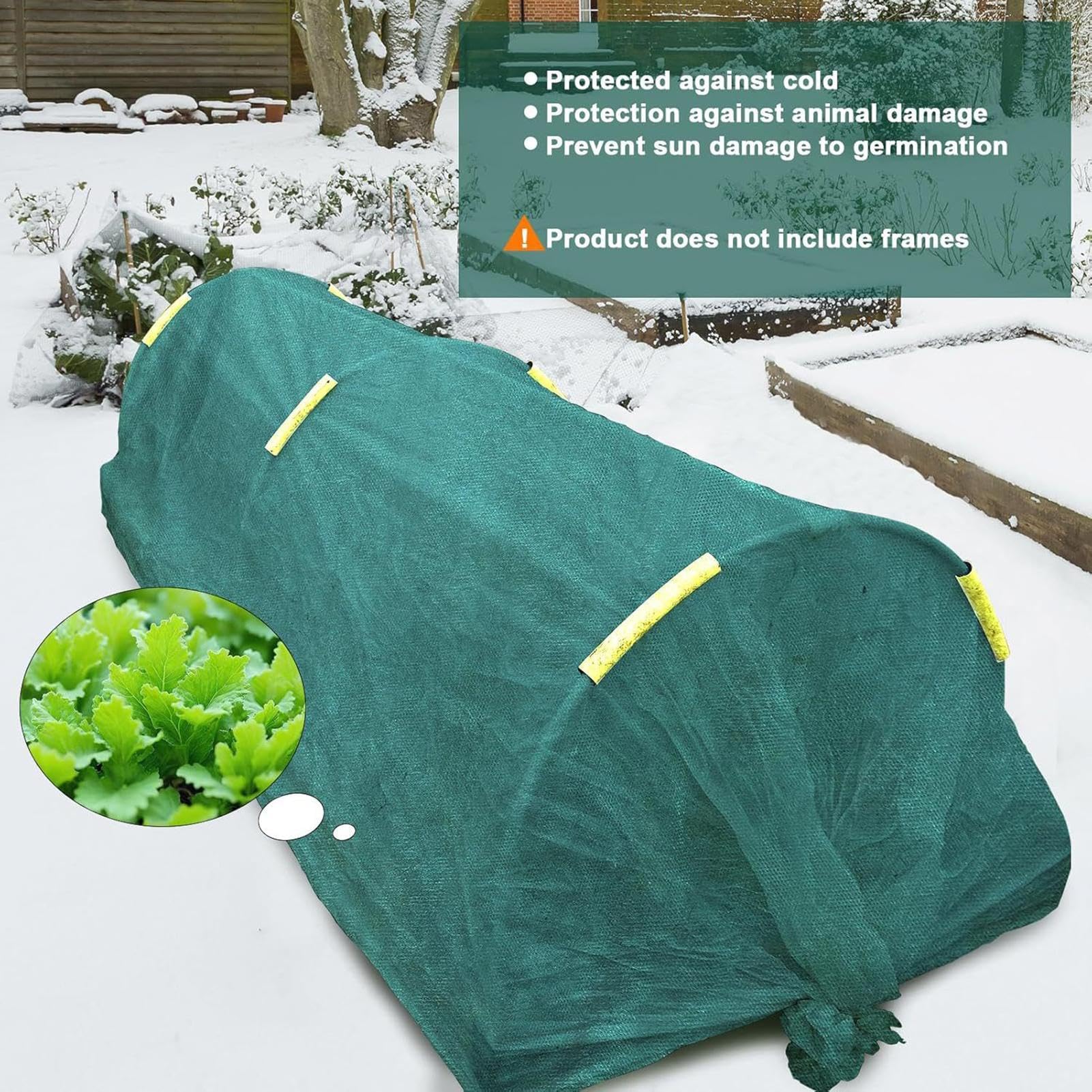 Frost-Pflanzenabdeckungen, Frostschutzdecke, Hitzeschutz, Vlies-Frosttuch, schneidbare schwimmende Reihenabdeckung, Frostdecken, Pflanzenabdeckungen für Outdoor-Pflanzen | Gewächshaus Bäume Kälteschutz Umhüllung Für Garten Außenbereich Gewächshaus Hof Lan