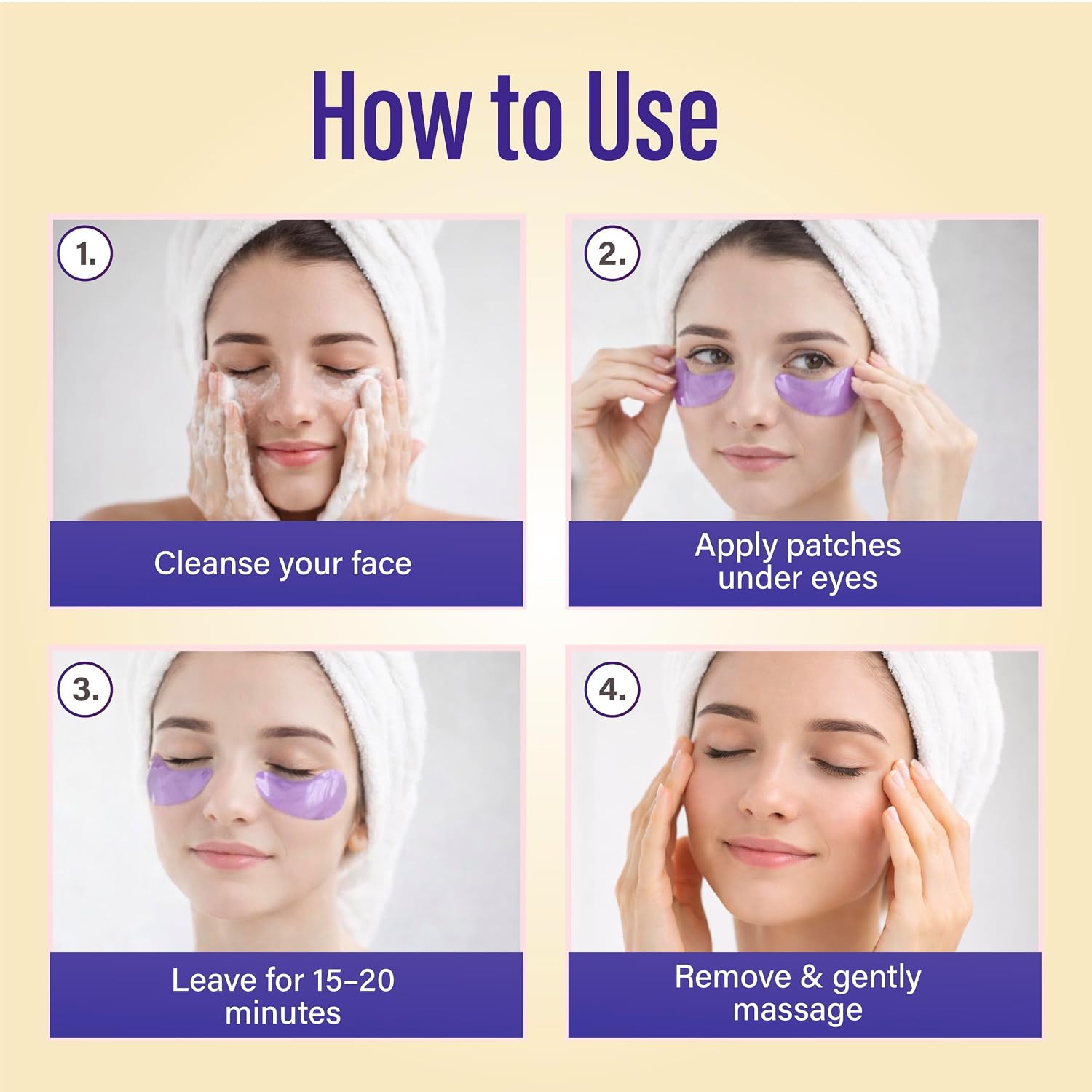 Retinol Collagen Under Eye Patches - Hydrogel Eye Pads (60 patches) with 95% Retinol & 5 Micro Collagen. Nourishing & Non Irritating Eye Gel Mask. Sealing Cap & Spatula Included.
