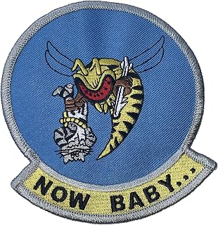 Now Baby… Hornet and Tomcat Patch – 4 Inch, Plastic Backing, Navy Fighter Community Morale Patch – Veteran Owned