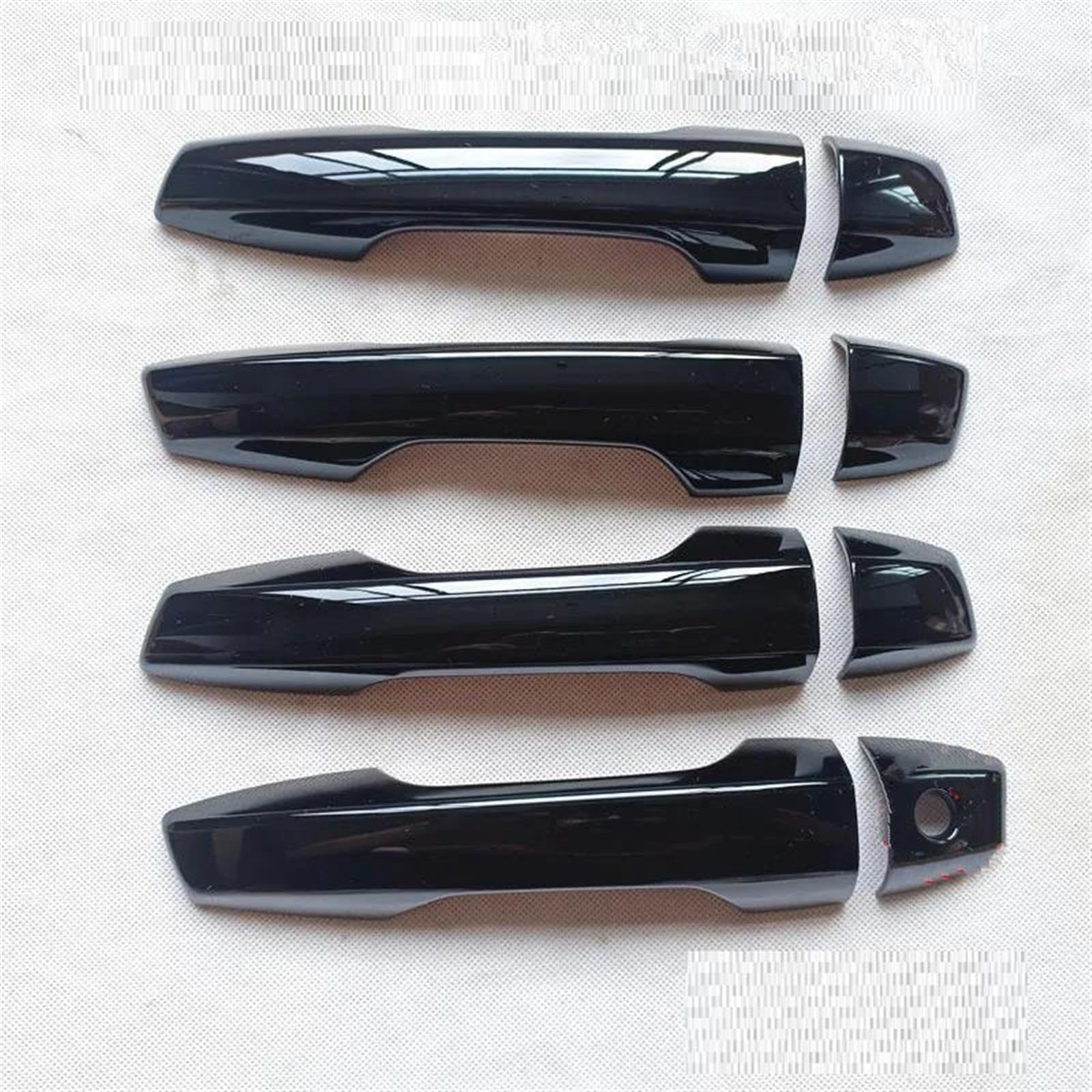 KJHOPY Accessories for Mitsubishi for Outlander 2022 2023 2024 LHD Car Exterior Door Handle Cover Trim Plastic Gloss Black Exterior Door Handle(C)