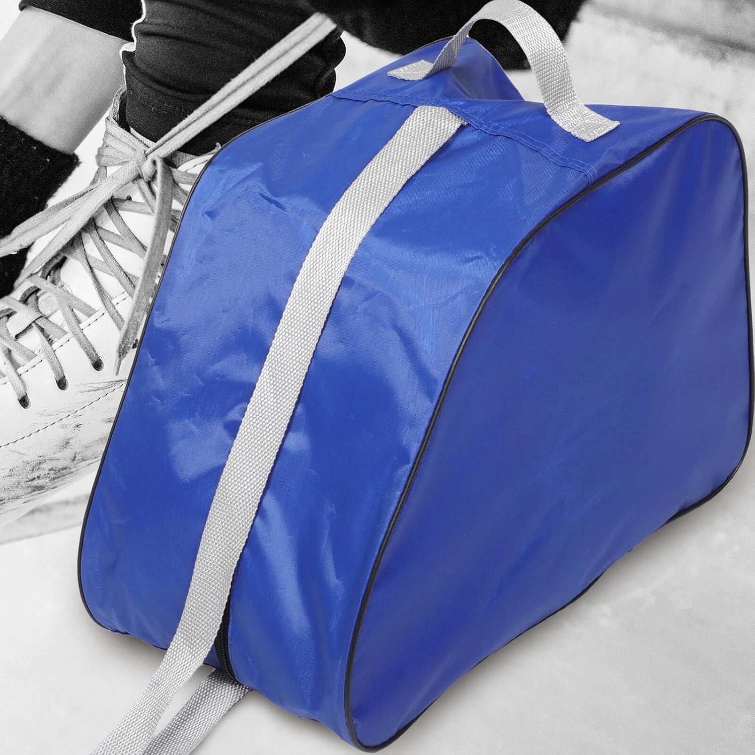 KICHOUSE Inline Skate Storage Bag with Shoulder Strap Three-layer Roller Skate Carrier Bag for Youth and Adults Suitable for Ice Roller