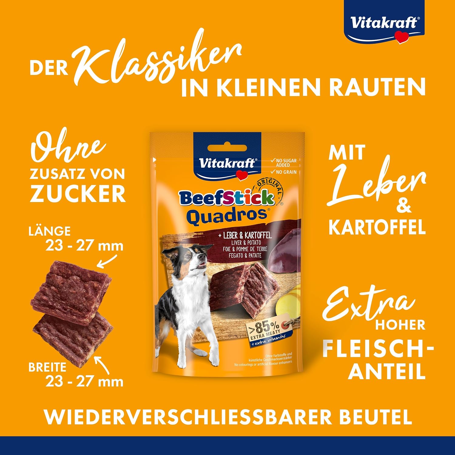 Vitakraft Beef Stick — корм для собак, с кожей, 70 г