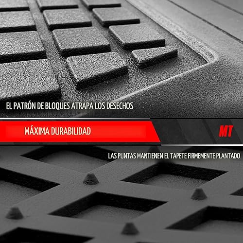 Vista 6 de Motor Trend DB220-B2 Revestimiento de goma FelxTough de protección total para autos Negro