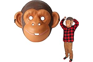 Wild Faces - Dace Monkey Face Mask for Kids Play