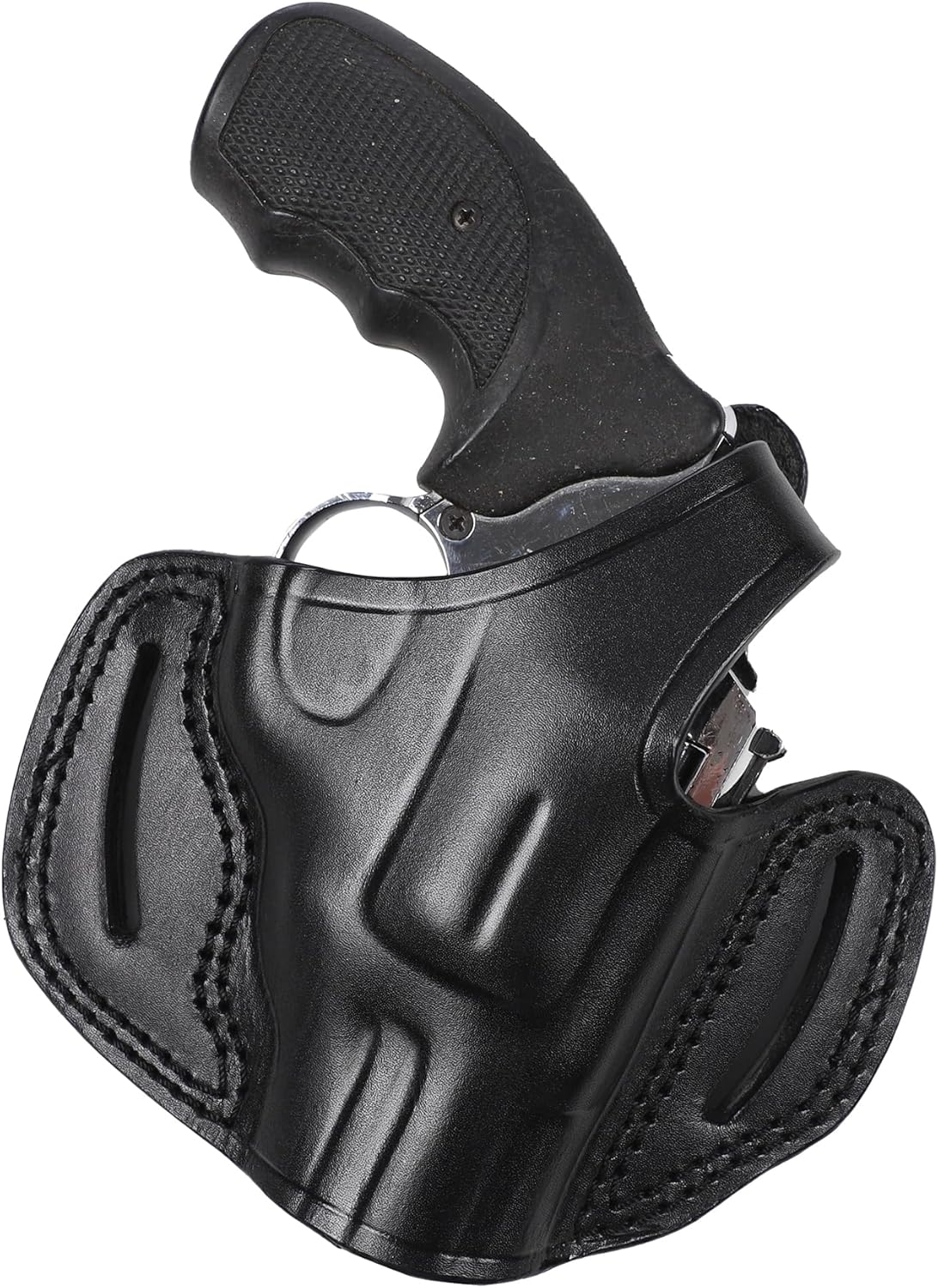 Pusat Holster | Leather OWB Thumb Break Holster Fits EAA Windicator 2 inch .38 SPL 6 Shot- Right and Left Hand Options - Hand-Molded Carry Case