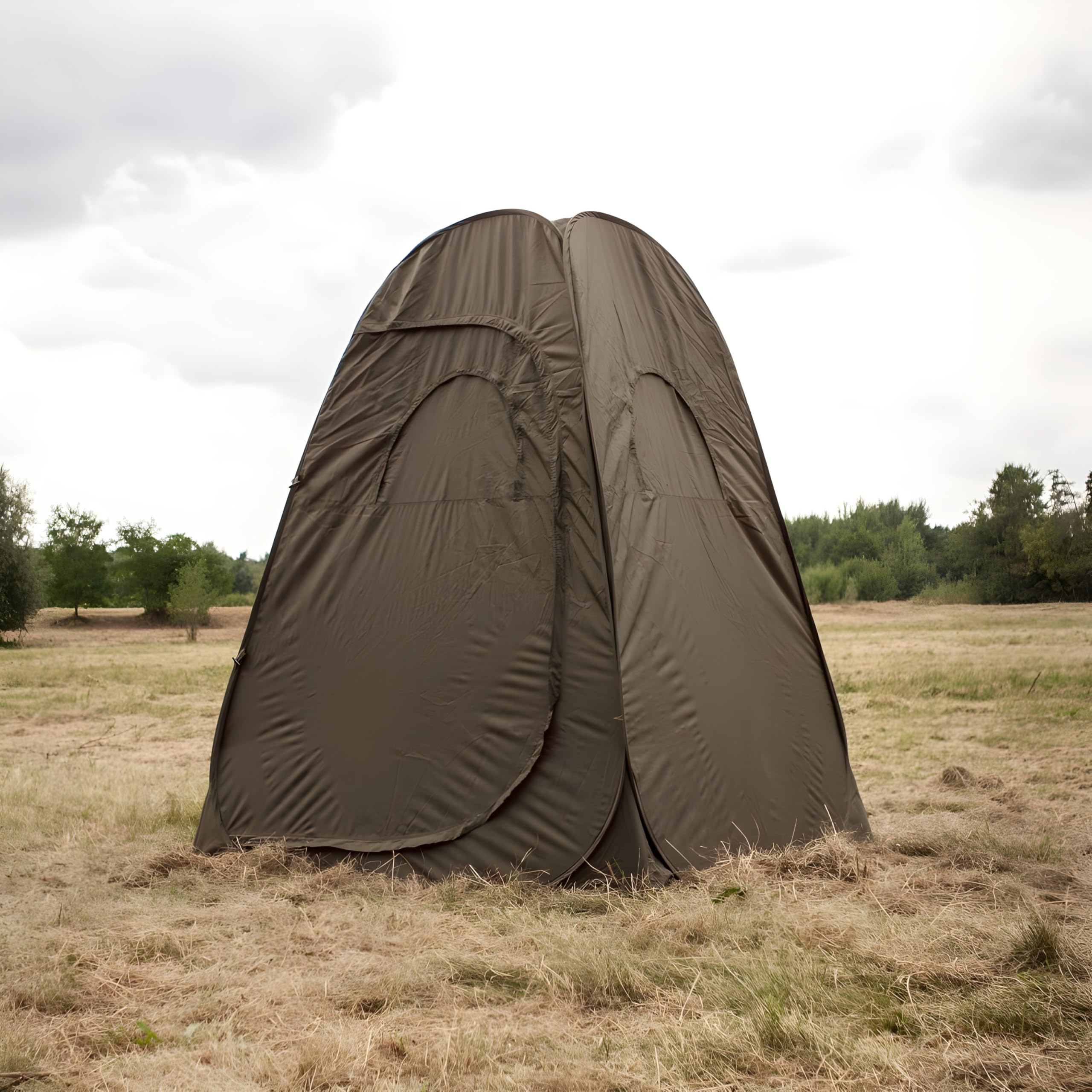 Lucx Pop-Up Angelzelt & Jagdzelt - Sekundenzelt für 1-2 Personen, wasserdicht (5.000 mm), 200x150x150 cm, inkl. Tragetasche & Heringen