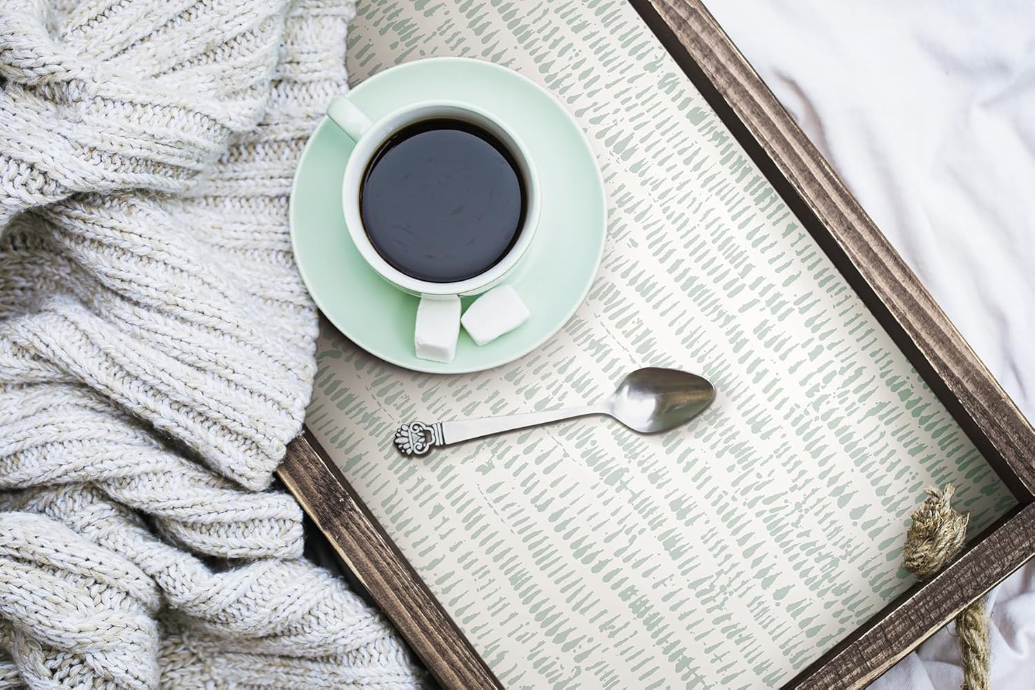 Seafoam Kylver Peel and Stick Wallpaper