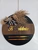 Welcome to Mirrored Plexiglass Wooden Door Ornament (LIDYA)