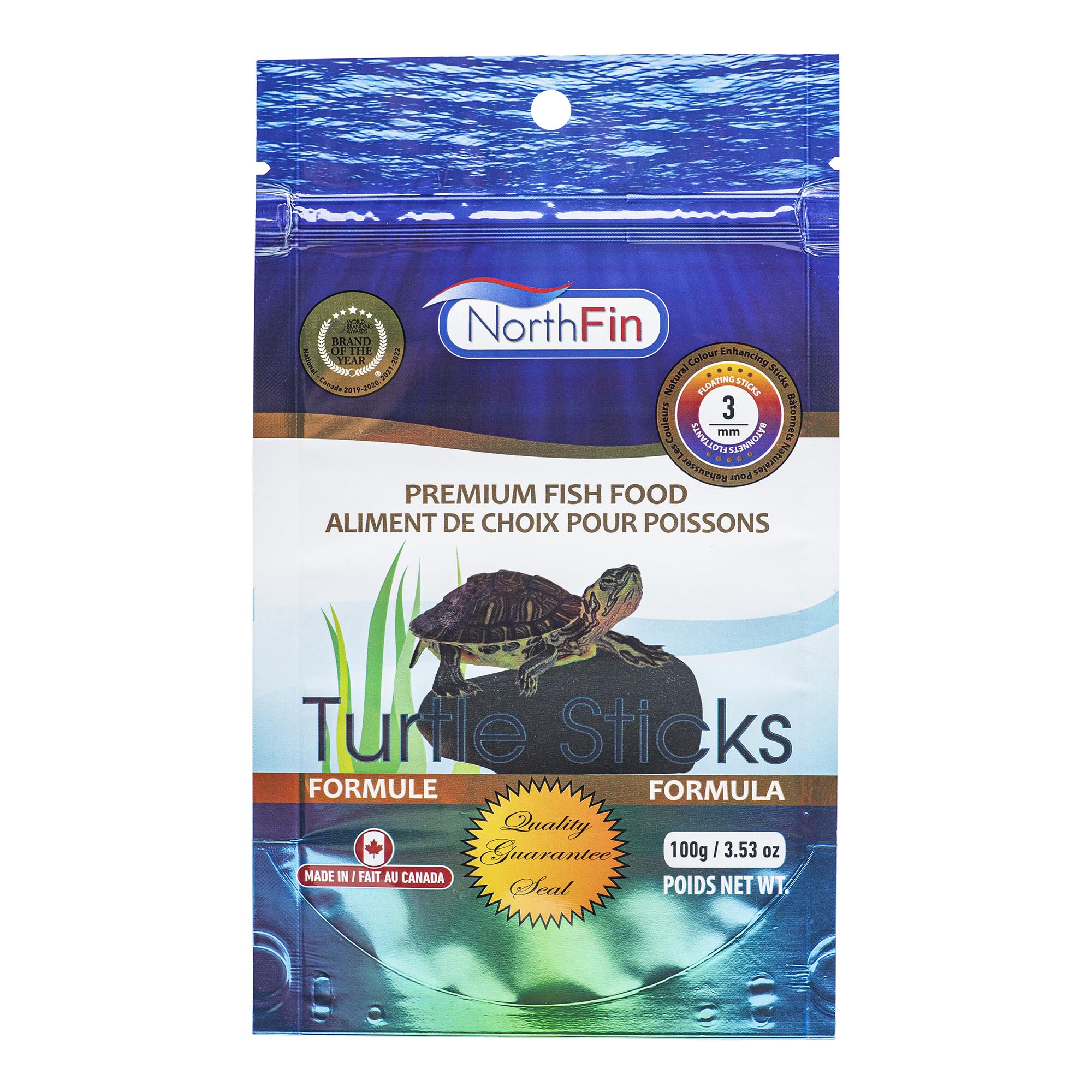 Northfin Varillas de tortuga (3 mm, 100 g)