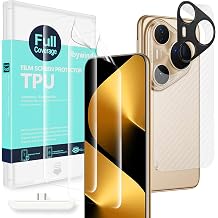 Ibywind for Huawei Pura 80 Ultra 4G Screen Protector,2-Pack,Hydrogel Film with Camera Lens Protector,Easy Installation Tool,Bubble-Free,Fingerprint Unlock Compatible,Anti-Shatter,Anti-Scratch