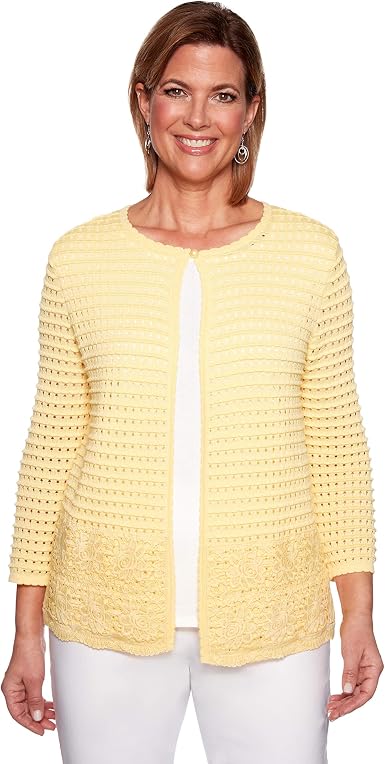 Alfred Dunner Pullover Sweater with 
