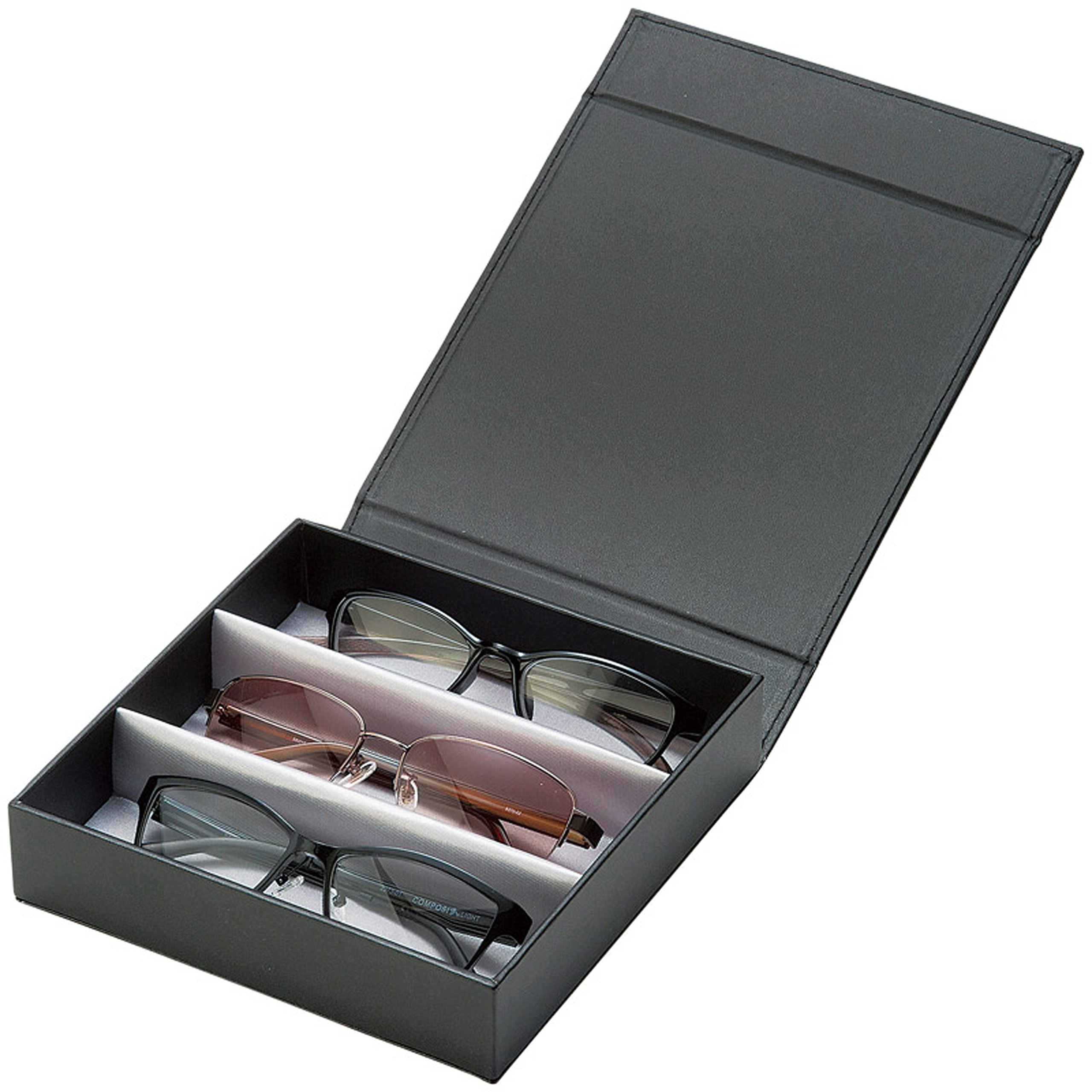 Amazon.co.jp: メイガン(Meigan) メガネ ケース コレクション ケース 3