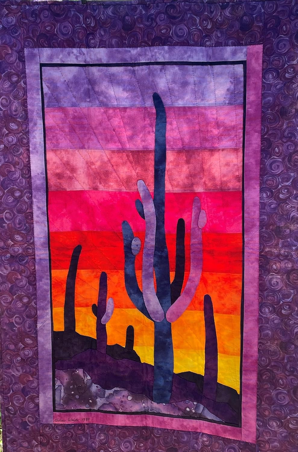 Generic Sunset Quilt Fabric Kit and Pattern, Southwest Pattern