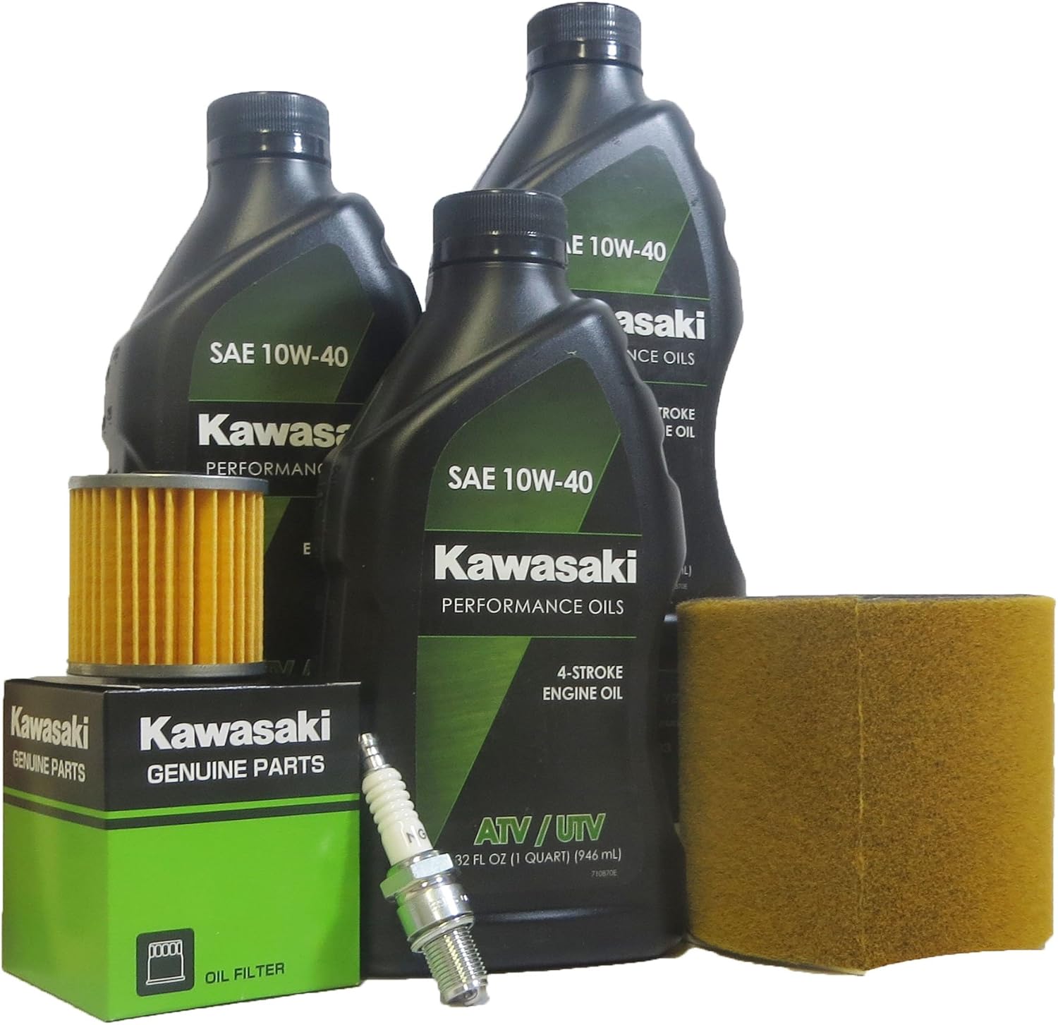 Amazon 1989 1999 KAWASAKI BAYOU 300 4 x 4完全メンテナンスキット バイク用エンジンオイル