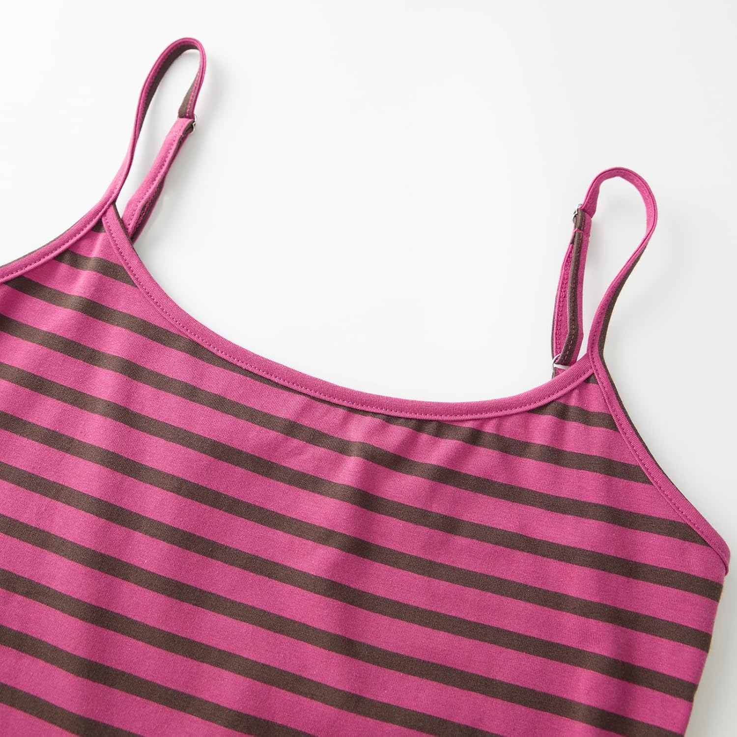 Women Fashion Striped 2 Piece Lounge Set Camisole Crop Top and Fold Over Shorts Pajama Sets Streetwear - Image 4