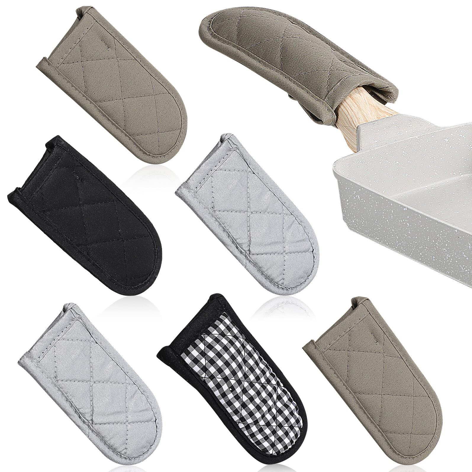 Fundas para mangos de sartén BESPORTBLE resistentes al calor para ollas de hierro fundido