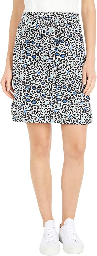 terry drawstring skirt