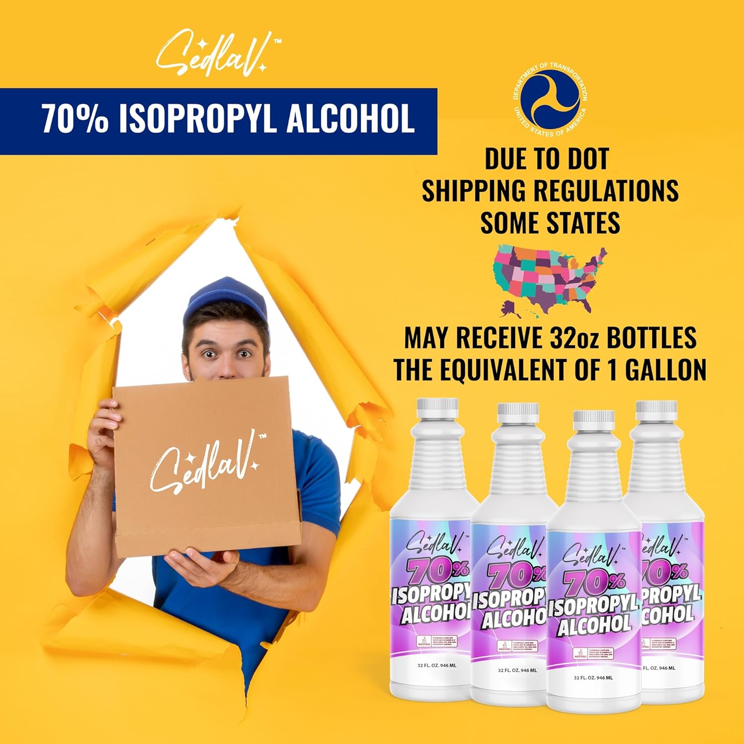 Isopropyl Alcohol 70% First Aid Antiseptic for Minor Cuts and Scrapes Rubbing Alcohol 2 Gallons of 70% Isopropyl Alcohol