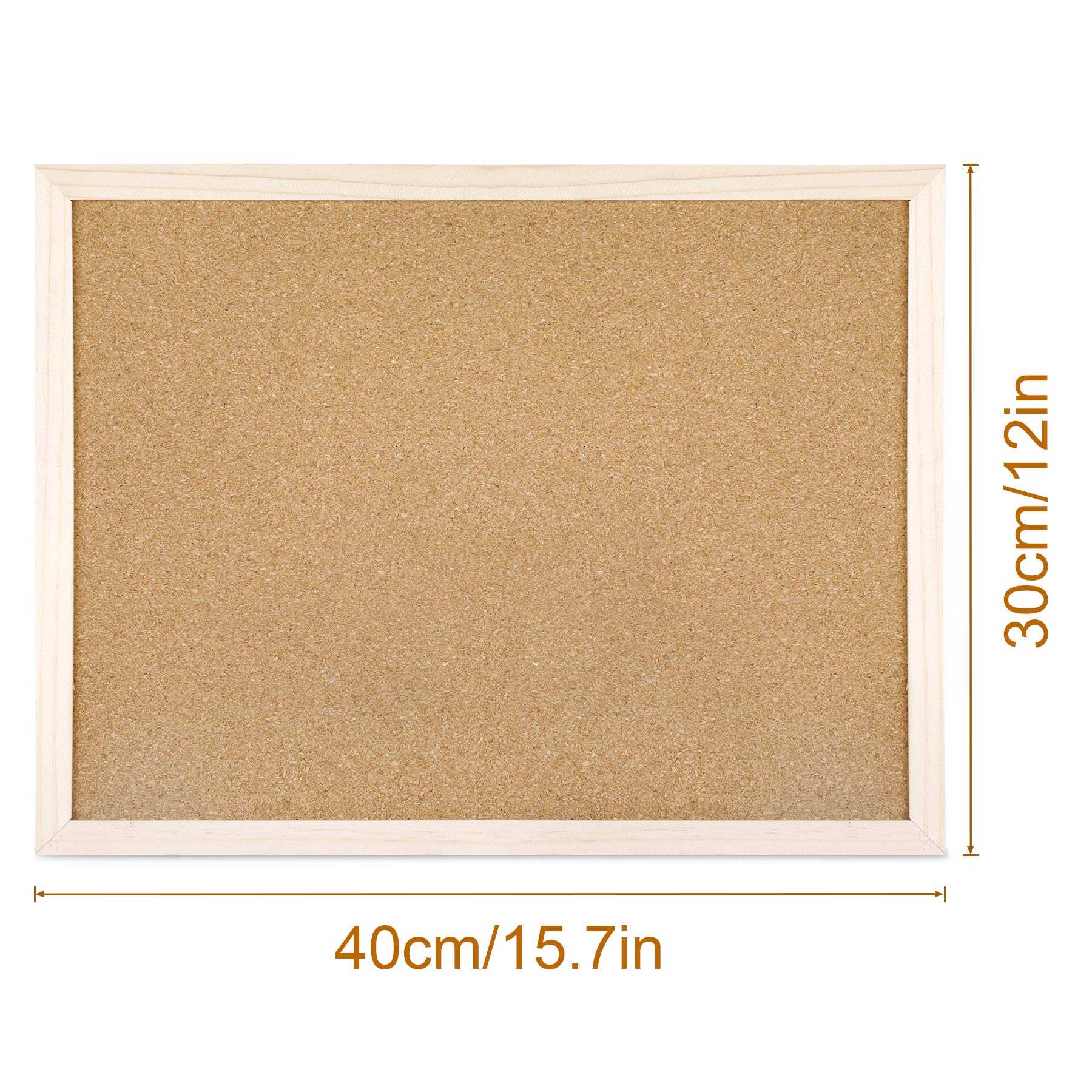 Elegant Boards Pinnwand Aus Kork – 30,5 X 30,5 Cm, Schwarz Gerahmt, Inkl. Montagevorlage Für Wandbefestigung