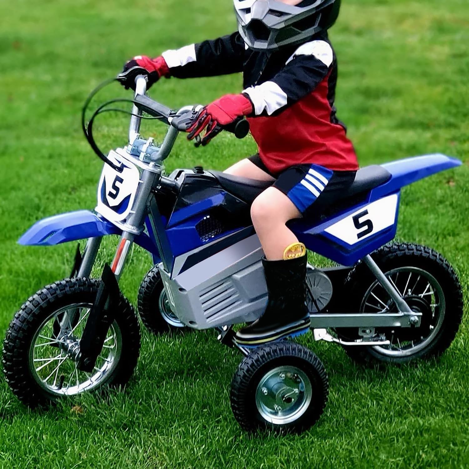 EOPOAYI Dirt Bike Training Wheels Compatible with Razor MX125 MX400 MX500 MX350 CRF50 PW50 XR50 CRF50F SX50 PW80 TTR50 SYX Moto SSR X-pro Most 49cc 50cc Kids Mini Dirtbike Motorcycle Heavy Duty Parts