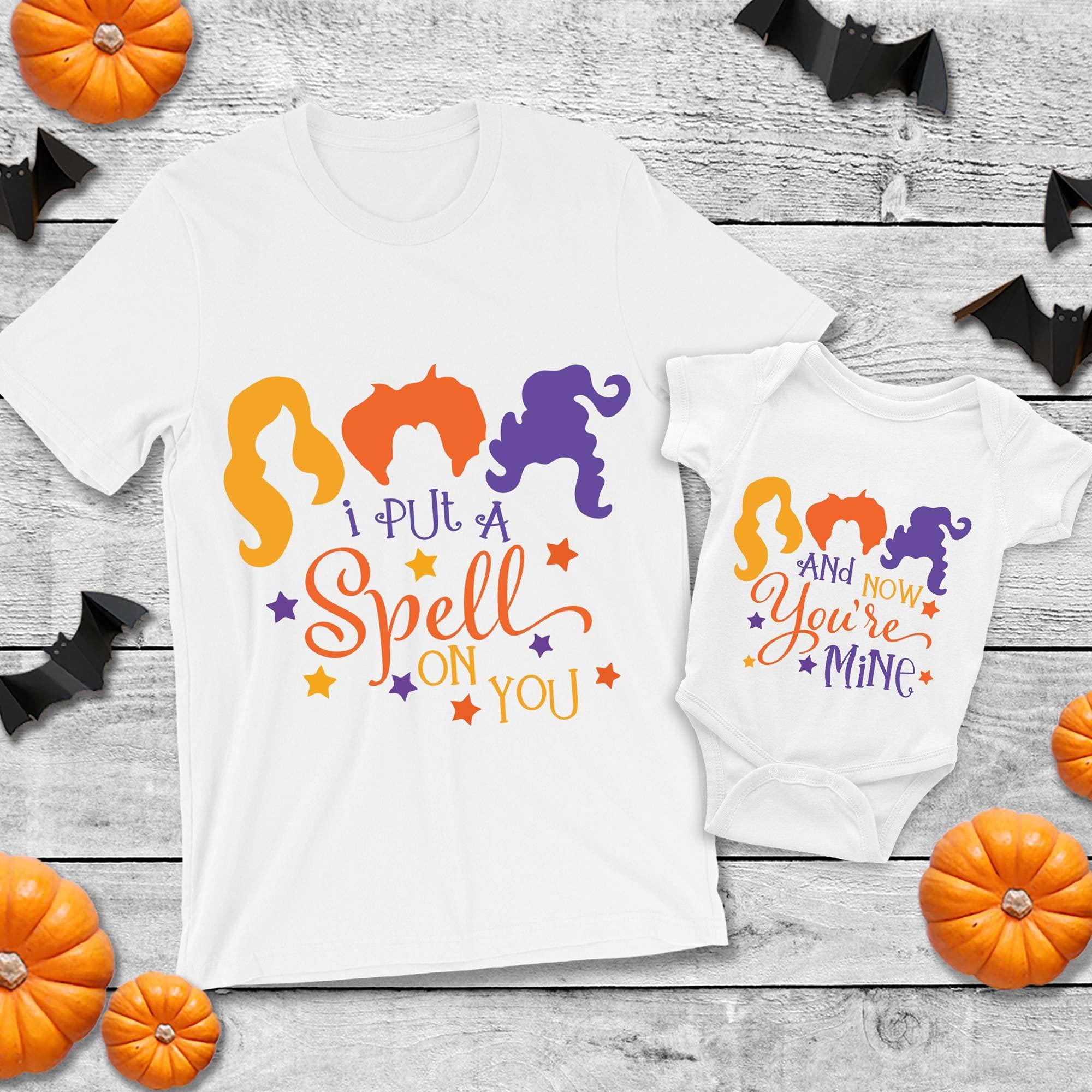 Hocus pocus mommy and me shirts Clearance