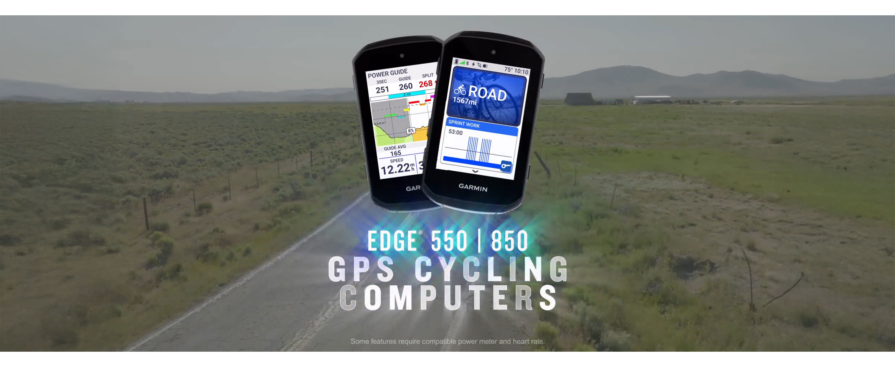 Garmin® Edge® 550, Compact GPS Cycling Computer, Vivid Color