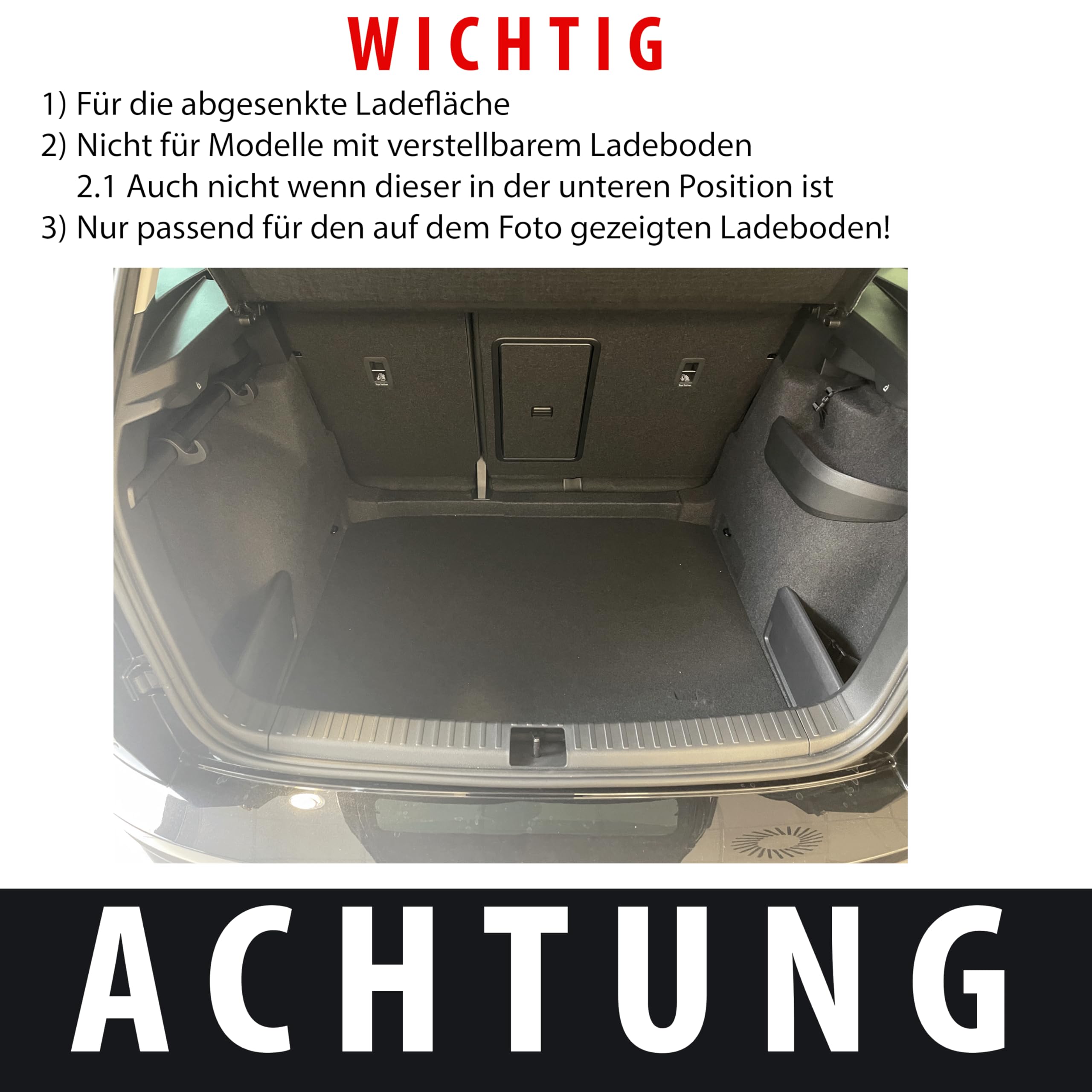 Tapis De Voiture 3D Sur Mesure Pour Seat Ateca - Bord Extra Haut 5cm - Protection Complète