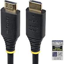 StarTech 6ft Ultra High Speed HDMI Cable, 8K 60Hz, HDR10+, 48Gbps