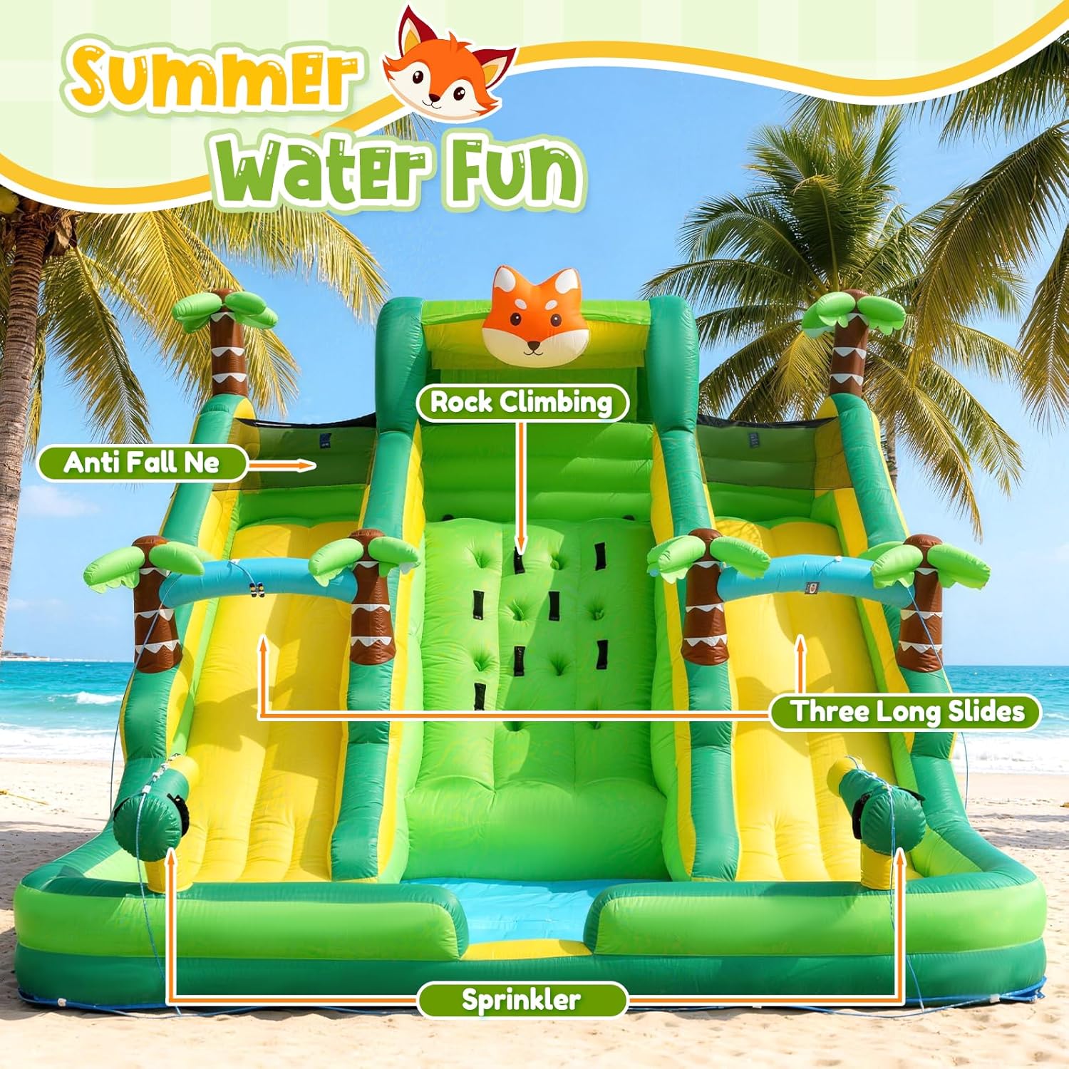 17 FT Inflatable Water Slide