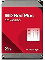 HDD Desktop Western Digital RED Plus 2TB NAS SATA6 5400RPM 64MB 3,5'
