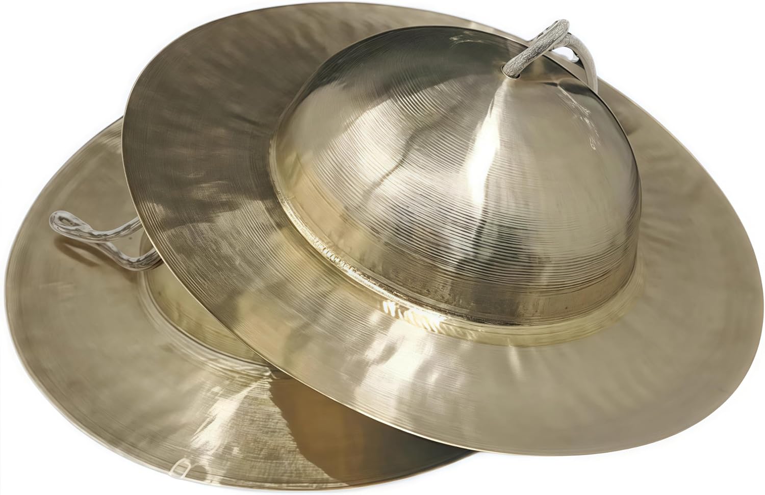 Chinese Cymbal, China Cymbals, Chinese Instrument, Finger Hand Cymbal, 20-Yr Artisan Crafted, Top Sound (Small)