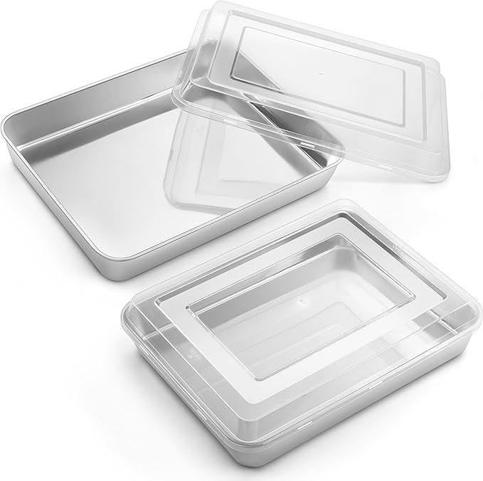9¾ x 12½ x 2 Inch Baking Pans Set, Set of 4