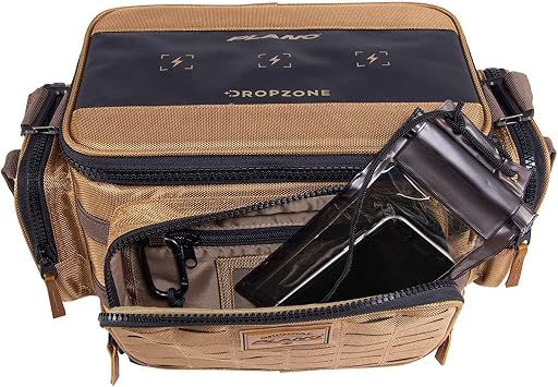 Plano Guide Series Tackle Bag 3600, Storage Box, Soft Tackle Storage, All Fishing, Unisex, Tan - Black